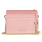 Elegant Pink Calfskin Handbag with Chain Strap