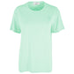 Chic Green Crew-neck Cotton Tee with Chest Logo