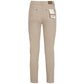 Chic Beige Five-Pocket Women's Trousers