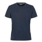 Chic Blue Cotton Crewneck Tee
