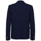 Chic Blue Cotton Blend Jacket for Men