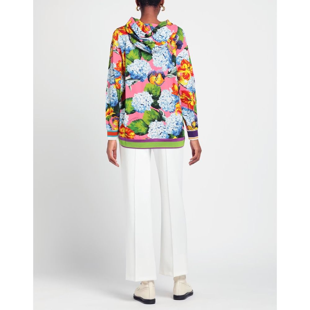 Iconic Floral Viscose Hoodie