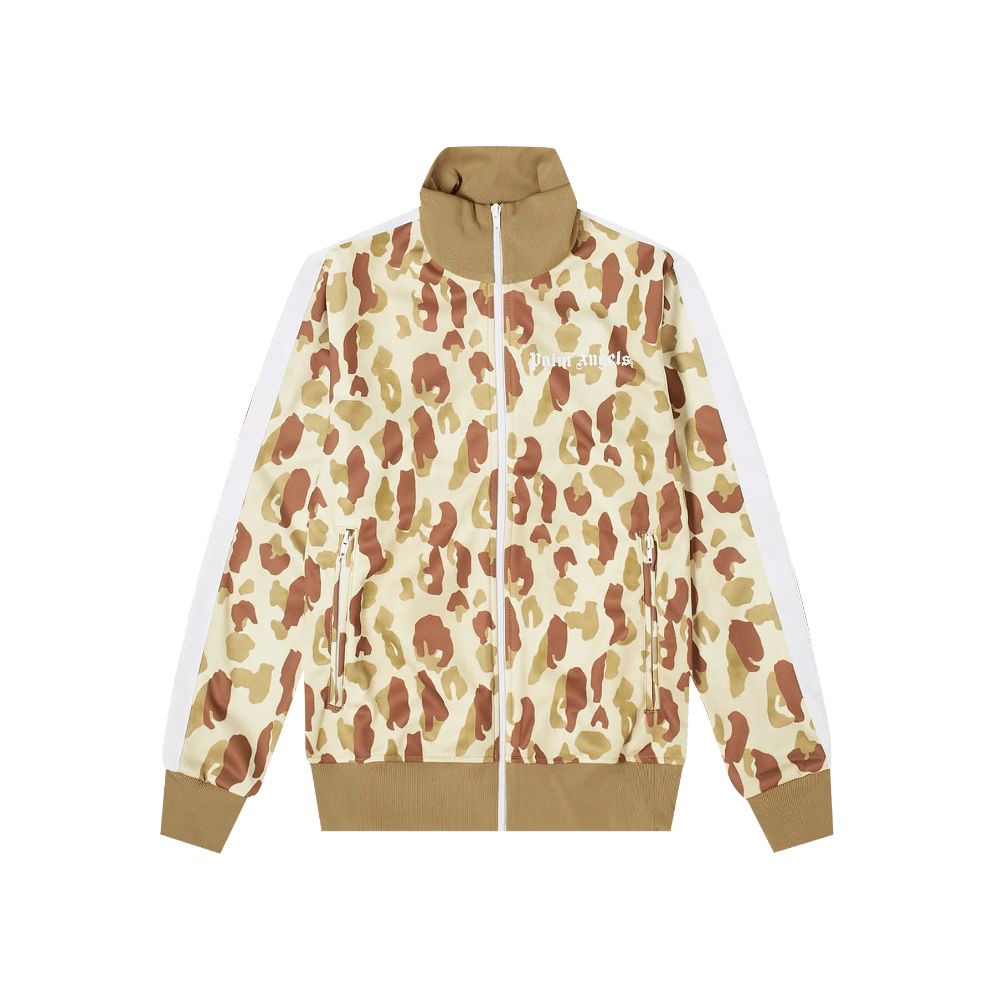 Camouflage Turtleneck Zip-up Jacket