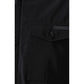 Elegant Dark Blue Technical Fabric Coat