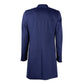 Navy Elegance Wool Coat for Men
