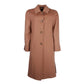 Chic Beige Virgin Wool Coat