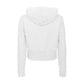 White Cotton Womens Hoodie