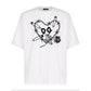 White Cotton Men T-Shirt