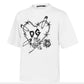 White Cotton Men T-Shirt