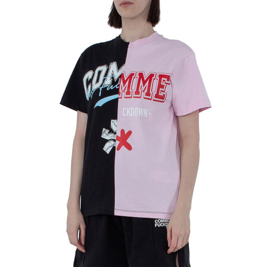 Pink Cotton Women T-Shirt