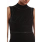 Chic Beaded Sleeveless Cotton Dress