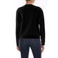 Black Cotton Women Sweater