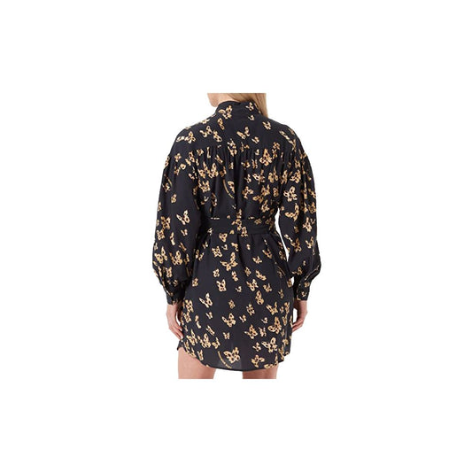 Elegant Butterfly Motif Cotton Dress