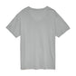 Chic V-Neck Logo Tee in Heather Gray