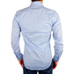 Elegant Milano Light Blue Cotton Shirt