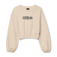 Beige Cotton Women Sweater