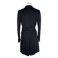 Elegant Wool Virgin Black Coat for Women