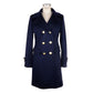 Blue Wool Women Coat