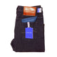 Sleek Slim Fit Designer Jeans with Leather Detail