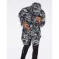 Gray Cotton Men Jacket