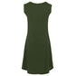 Green Cotton Women Maxi Dress