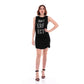 Black Cotton Women Maxi Dress
