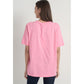 Pink Cotton Women T-Shirt