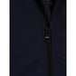 Blue Polyester Men Jacket