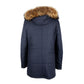 Blue Wool Men Jacket