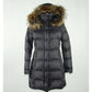 Black Polyester Women's Coat