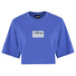 Purple Cotton Tee with Signature Logo