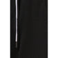 Sleek Black Bermuda Shorts with Logo Detail