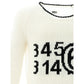 Elegant White Cotton Sweater for Men