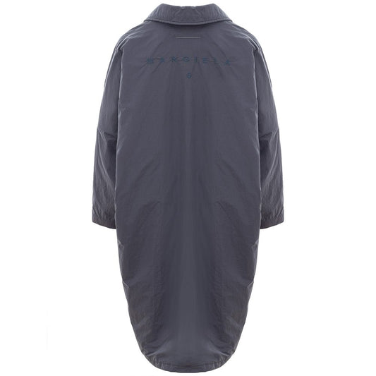Elegant Gray Polyester Jacket for Women