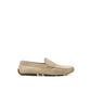 Elegant Beige Leather Loafers for Men