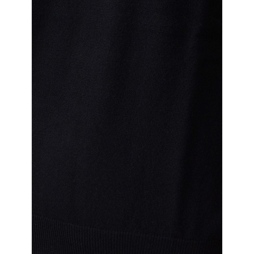 Elegant Black Wool Sweater for Men