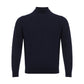 Elegant Cashmere Blue Sweater for Men
