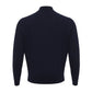 Elegant Cashmere Blue Sweater for Men