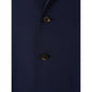 Elegant Blue Cashmere Jacket