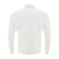 Elegant White Silk-Cotton Blend Shirt