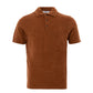 Elegant Cotton Polo in Classic Brown