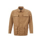 Elegant Cotton Brown Jacket for Men