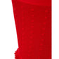 Elegant Red Cotton Skirt for Chic Elegance