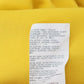 Yellow Logo Print Cotton Crewneck Pullover Sweater