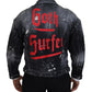 Gray Tie Dye Full Button Pockets Denim Jacket
