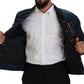 Blue Denim Black Sleeves Men Jacket Cotton Bomber