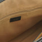 Black Leather and fabric Tote Shoulder Bag