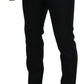 Back Virgin Wool Slim Fit Men Formal Pants