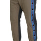 Cotton Brown Gray Two Tone Men Casual Pants