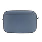 Jet Set East West Large Denim Leather Zip Chain Crossbody Bag